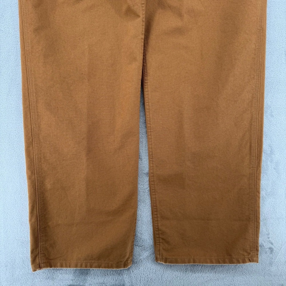 Carhartt Mens 44x36 Brown‎ Loose Fit Canvas Work Pants B11-BRN New W Tags - Picture 4 of 10